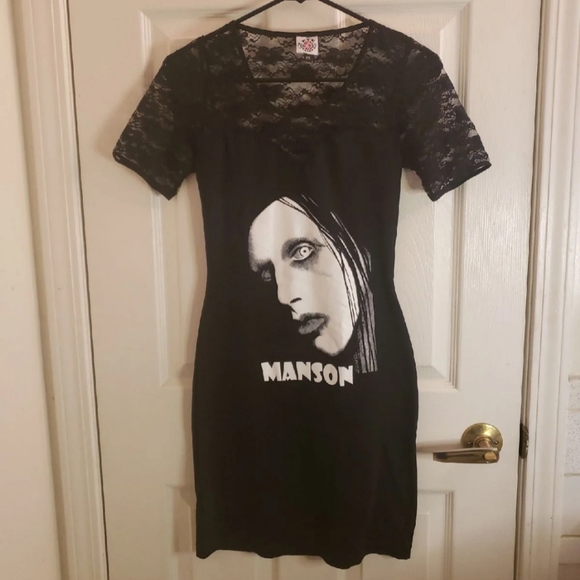 Marilyn Manson Dress Vera's Eye Candy XS Goth - Picture 3 of 7